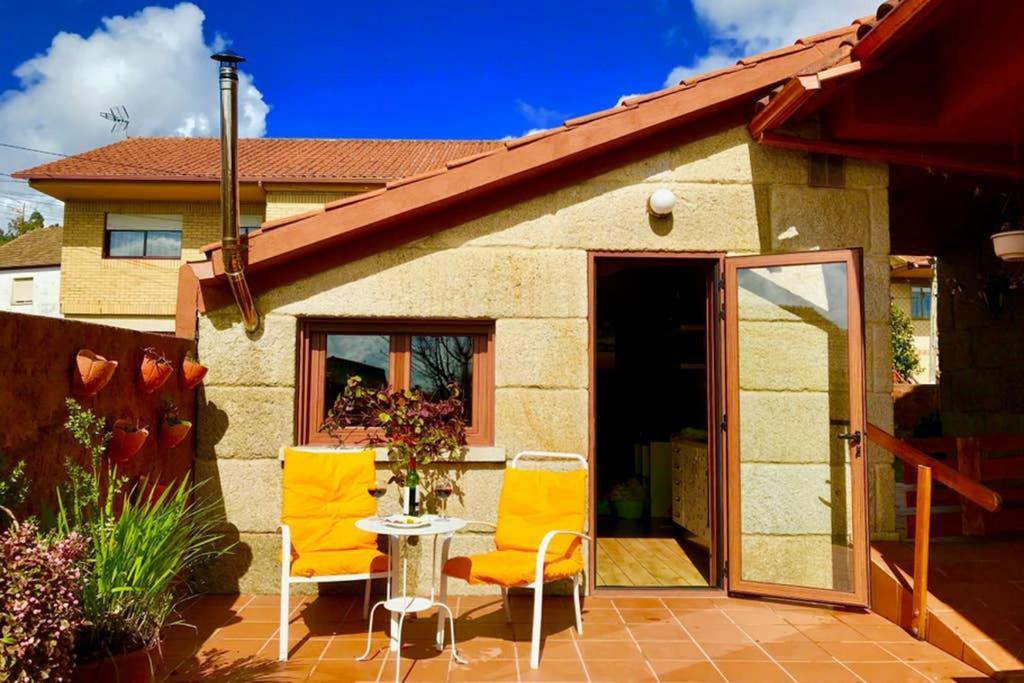 Tranquila Casita De Invitados En Vigo Con Chimenea Kültér fotó