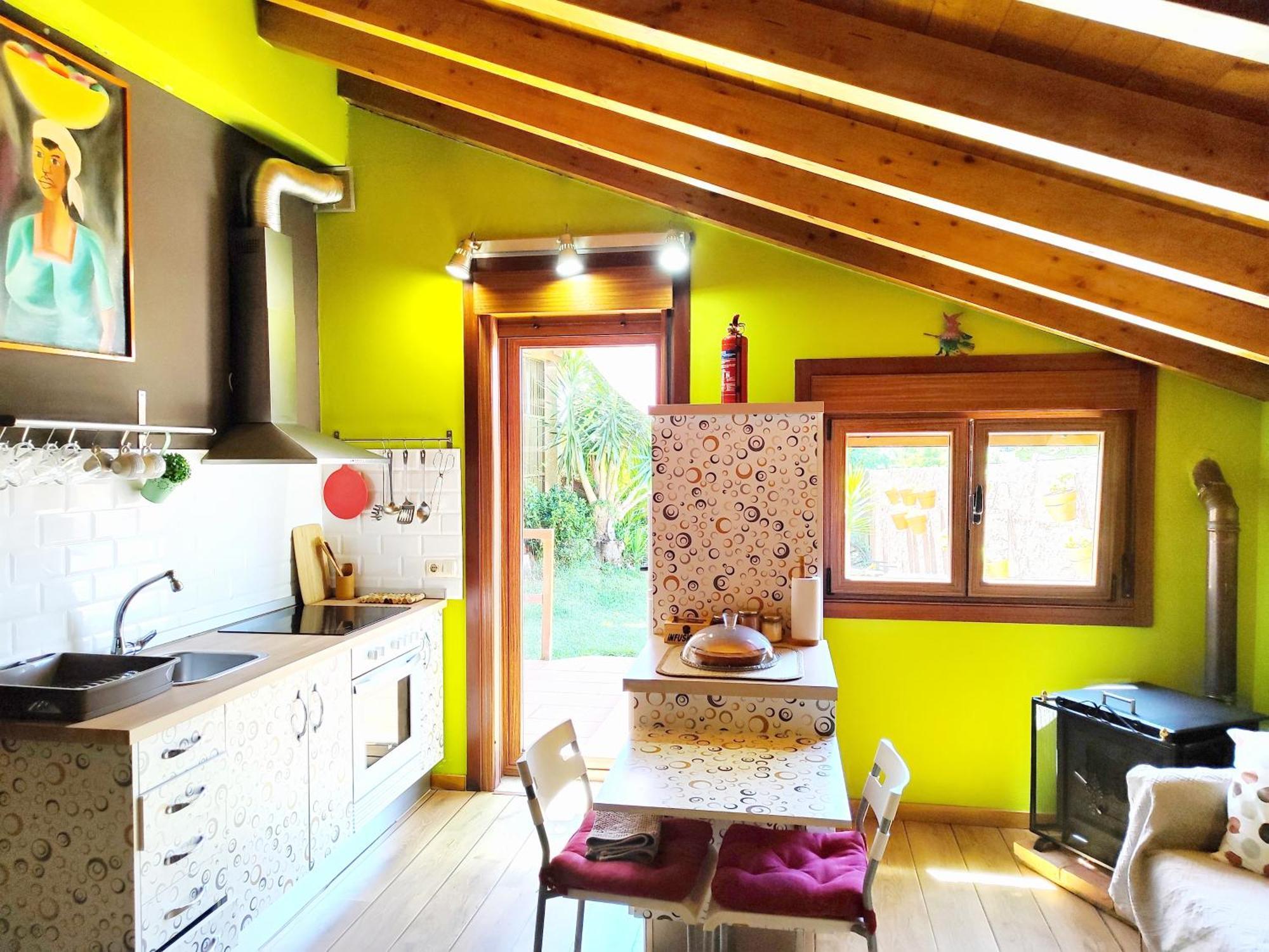 Tranquila Casita De Invitados En Vigo Con Chimenea Kültér fotó